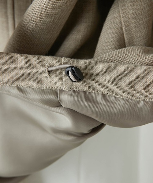 Drawing Numbers(ドローイング ナンバーズ)の「【Drawing Numbers】スプリングドロストコート(ブルゾン・レディース・ベージュ/ネイビー・38)」の21枚目の写真