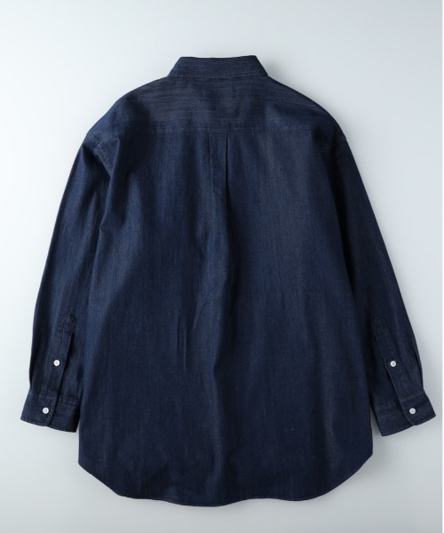 Right-on（ライトオン）の「【BEVERLY HILLS POLO CLUB】【別注】ビッグシルエットデニムシャツ（シャツ/ブラウス・レディース・ライトインディゴブルー/ダークインディゴブルー・フリー）」の13枚目の写真