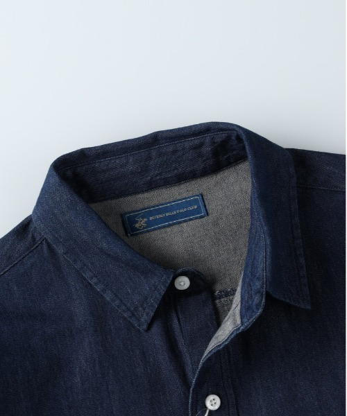 Right-on（ライトオン）の「【BEVERLY HILLS POLO CLUB】【別注】ビッグシルエットデニムシャツ（シャツ/ブラウス・レディース・ライトインディゴブルー/ダークインディゴブルー・フリー）」の15枚目の写真