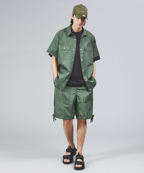 TAION(タイオン)の「【TAION / タイオン】MILITARY LINE REVERSIBLE PANTS / ミリタリーライン リバーシブル ショートパンツ(その他パンツ・メンズ・ブラック/カーキ・M/L/XL)」の8枚目の写真