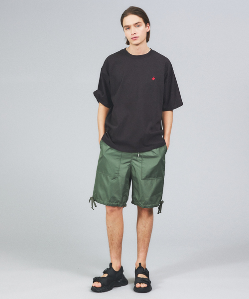 TAION(タイオン)の「【TAION / タイオン】MILITARY LINE REVERSIBLE PANTS / ミリタリーライン リバーシブル ショートパンツ(その他パンツ・メンズ・ブラック/カーキ・M/L/XL)」の7枚目の写真