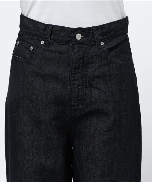 CIAOPANIC（チャオパニック）の「【Ciaopanic】　リネン混ワイドデニムPTS（デニムパンツ・レディース・ネイビー/インディゴブルー・SMALL/MEDIUM）」の13枚目の写真