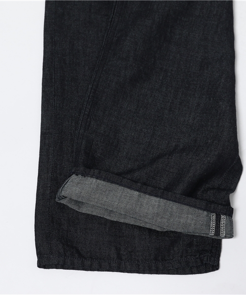 CIAOPANIC（チャオパニック）の「【Ciaopanic】　リネン混ワイドデニムPTS（デニムパンツ・レディース・ネイビー/インディゴブルー・SMALL/MEDIUM）」の9枚目の写真