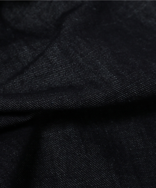 CIAOPANIC（チャオパニック）の「【Ciaopanic】　リネン混ワイドデニムPTS（デニムパンツ・レディース・ネイビー/インディゴブルー・SMALL/MEDIUM）」の3枚目の写真