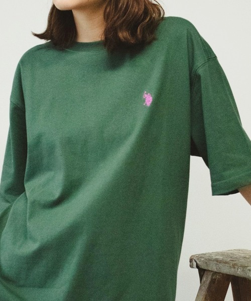 U.S. POLO ASSN.(ユーエスポロアッスン)の「U.S. POLO ASSN./ユーエスポロアッスン クルーショートスリーブTシャツ(Tシャツ/カットソー・メンズ・ホワイト/ブラック/ダークグリーン/ネイビー・LL/S/M/L)」の3枚目の写真