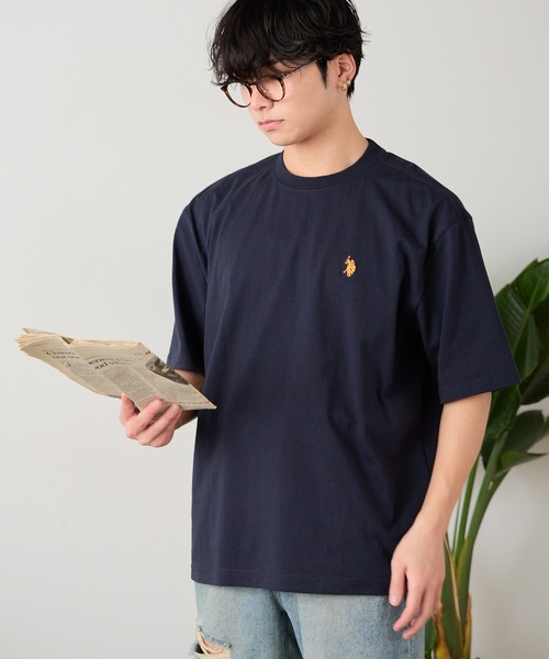 U.S. POLO ASSN./ユーエスポロアッスン クルーショートスリーブ