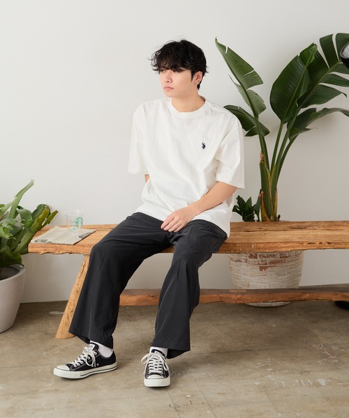 U.S. POLO ASSN.(ユーエスポロアッスン)の「U.S. POLO ASSN./ユーエスポロアッスン クルーショートスリーブTシャツ(Tシャツ/カットソー・メンズ・ホワイト/ブラック/ダークグリーン/ネイビー・LL/S/M/L)」の15枚目の写真