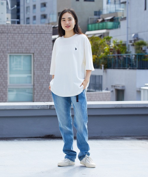 U.S. POLO ASSN.(ユーエスポロアッスン)の「U.S. POLO ASSN./ユーエスポロアッスン クルーショートスリーブTシャツ(Tシャツ/カットソー・メンズ・ホワイト/ブラック/ダークグリーン/ネイビー・LL/S/M/L)」の14枚目の写真