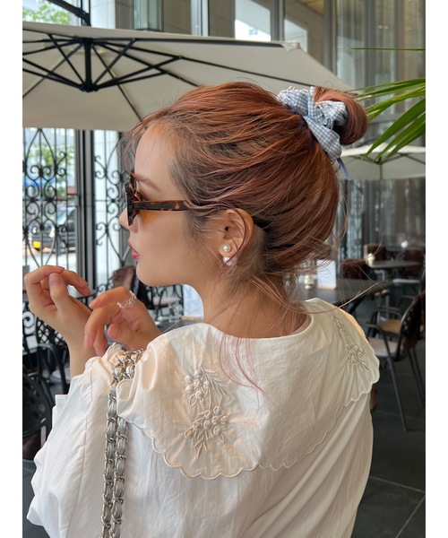 JUMELLE（ジュメロ）の「pair pearl pierce（ピアス（両耳用）・レディース・ホワイト/シルバー・FREE）」の12枚目の写真