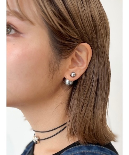 JUMELLE（ジュメロ）の「pair pearl pierce（ピアス（両耳用）・レディース・ホワイト/シルバー・FREE）」の18枚目の写真