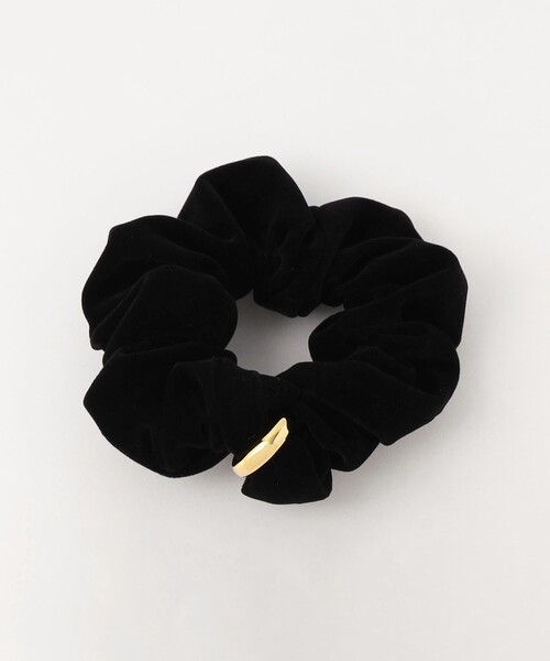 LETICIA（レチシア）の「＜LETICIA＞リング ベルベット シュシュ（ヘアゴム・レディース・ブラック・FREE）」の5枚目の写真