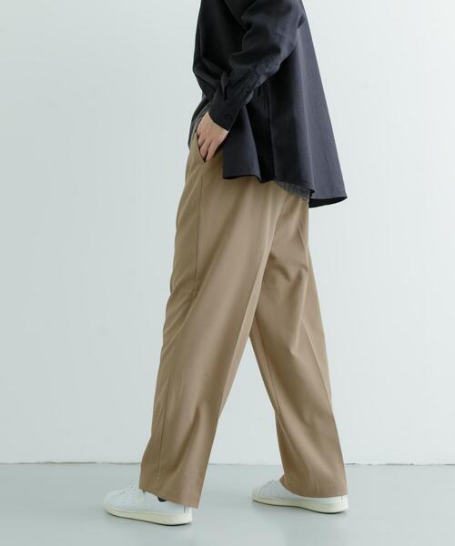 ITEMS URBANRESEARCH（アイテムズ アーバンリサーチ）の「『セットアップ対応』ウォッシャブル×クールタッチTRストレートパンツ（その他パンツ・メンズ・グレー/ベージュ/ブラック/チェック・MEDIUM/LARGE）」の9枚目の写真