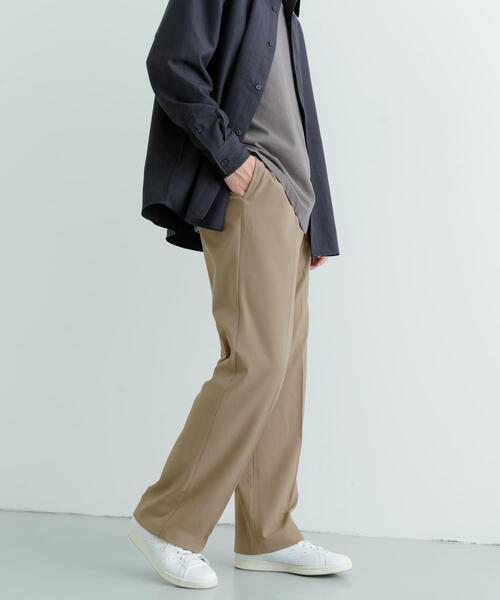 ITEMS URBANRESEARCH（アイテムズ アーバンリサーチ）の「『セットアップ対応』ウォッシャブル×クールタッチTRストレートパンツ（その他パンツ・メンズ・グレー/ベージュ/ブラック/チェック・MEDIUM/LARGE）」の11枚目の写真