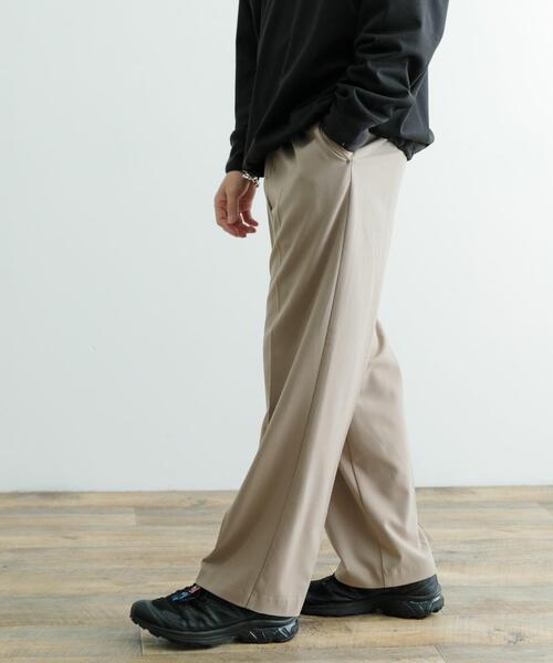 ITEMS URBANRESEARCH（アイテムズ アーバンリサーチ）の「『セットアップ対応』ウォッシャブル×クールタッチTRストレートパンツ（その他パンツ・メンズ・グレー/ベージュ/ブラック/チェック・MEDIUM/LARGE）」の17枚目の写真