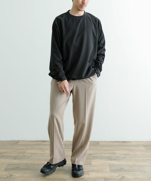 ITEMS URBANRESEARCH（アイテムズ アーバンリサーチ）の「『セットアップ対応』ウォッシャブル×クールタッチTRストレートパンツ（その他パンツ・メンズ・グレー/ベージュ/ブラック/チェック・MEDIUM/LARGE）」の19枚目の写真