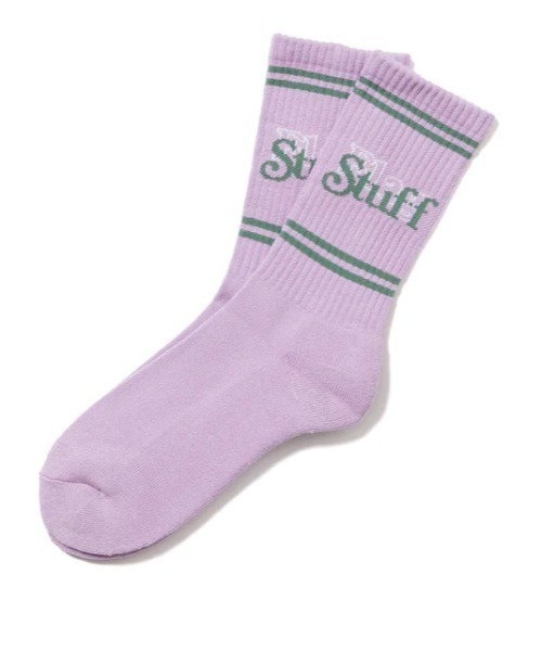 F-LAGSTUF-F（フラグスタフ）の「F-LAGSTUF-F/フラグスタフ/COVER LOGO SOX（ソックス/靴下・メンズ・オレンジ/ブラウン/ブラック/パープル・F）」の3枚目の写真