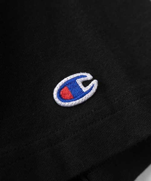 希少品 極美品 Champion U.S.A.ワンポイントロゴ刺繍 バスケシャツ Champion 90s バスケ ユニフォーム ゲームシャツ USA製 黒 黄色