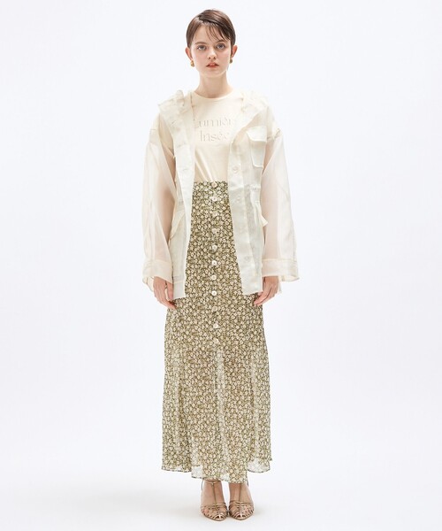 DEICY（デイシー）の「シアーライトブルゾン（ブルゾン・レディース・ベージュ/アイボリー・FREE）」の5枚目の写真