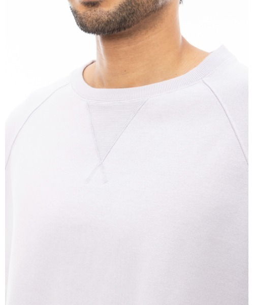 RVCA(ルーカ)の「RVCA メンズ ALL TIME TERRY CREW トレーナー 【2024年春夏モデル】/ルーカワンポイントスウェットトレーナー(スウェット・メンズ・アイボリー/ブラック/パープル・LARGE/MEDIUM/SMALL)」の10枚目の写真