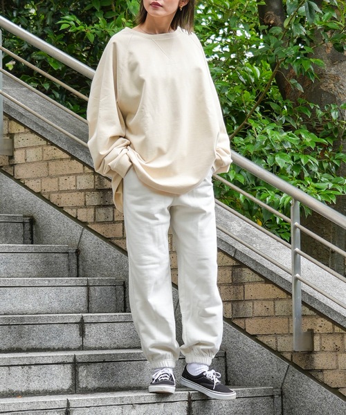 RVCA(ルーカ)の「RVCA メンズ ALL TIME TERRY CREW トレーナー 【2024年春夏モデル】/ルーカワンポイントスウェットトレーナー(スウェット・メンズ・アイボリー/ブラック/パープル・LARGE/MEDIUM/SMALL)」の15枚目の写真