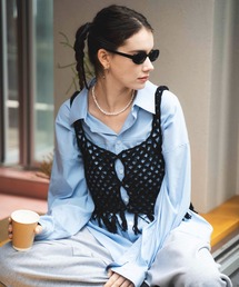 COMMRE | 【前後2WAY】フリンジニットビスチェ(ニット/セーター)