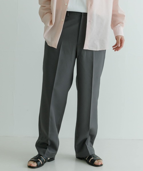 URBAN RESEARCH（アーバンリサーチ）の「ダブルクロスストレッチスラックス（スラックス・メンズ・ネイビー/ブラック/チャコールグレー・SMALL/MEDIUM/LARGE）」の4枚目の写真