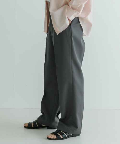 URBAN RESEARCH（アーバンリサーチ）の「ダブルクロスストレッチスラックス（スラックス・メンズ・ネイビー/ブラック/チャコールグレー・SMALL/MEDIUM/LARGE）」の6枚目の写真