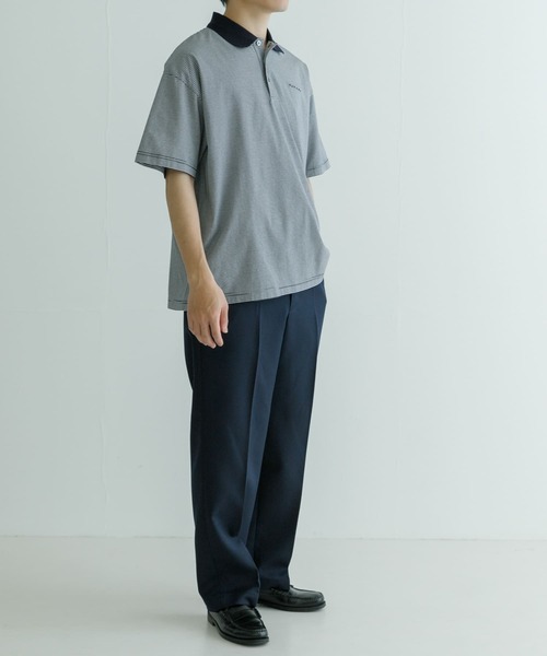 URBAN RESEARCH（アーバンリサーチ）の「ダブルクロスストレッチスラックス（スラックス・メンズ・ネイビー/ブラック/チャコールグレー・SMALL/MEDIUM/LARGE）」の16枚目の写真