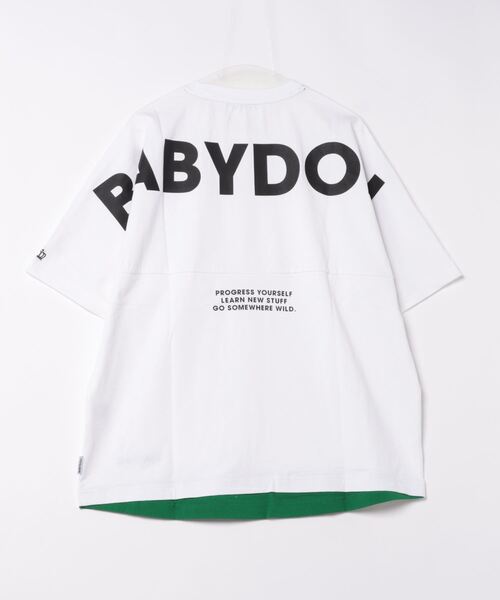 BABYDOLL(ベビードール)の「バックロゴレイヤード Tシャツ 9525A(Tシャツ/カットソー・レディース・ホワイト/ブラック・M/L)」の5枚目の写真