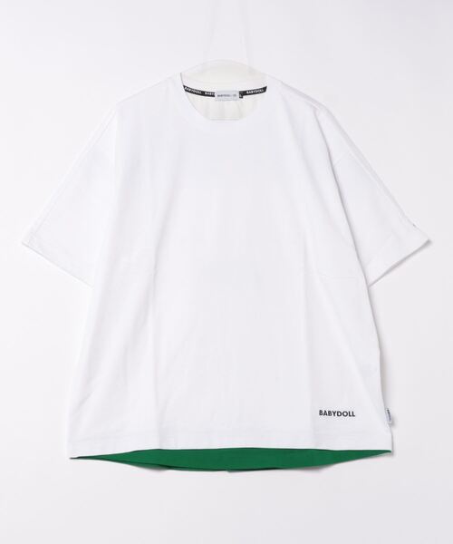 BABYDOLL(ベビードール)の「バックロゴレイヤード Tシャツ 9525A(Tシャツ/カットソー・レディース・ホワイト/ブラック・M/L)」の17枚目の写真