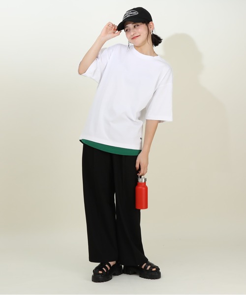 BABYDOLL(ベビードール)の「バックロゴレイヤード Tシャツ 9525A(Tシャツ/カットソー・レディース・ホワイト/ブラック・M/L)」の18枚目の写真
