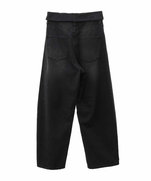 31 Sons de mode(トランテアン ソン ドゥ モード)の「カーブデニムパンツ(デニムパンツ・レディース・ブルー/ブラック・36/38)」の20枚目の写真