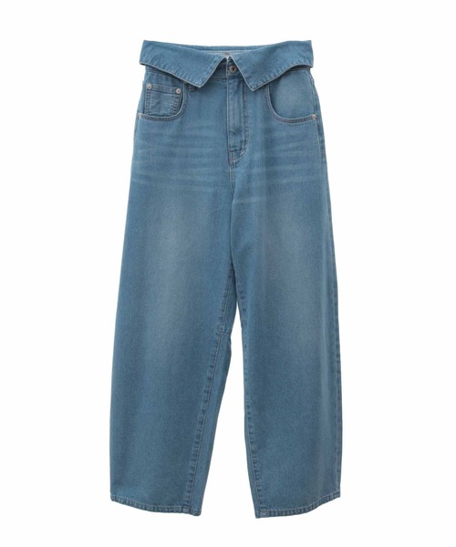 31 Sons de mode(トランテアン ソン ドゥ モード)の「カーブデニムパンツ(デニムパンツ・レディース・ブルー/ブラック・36/38)」の21枚目の写真
