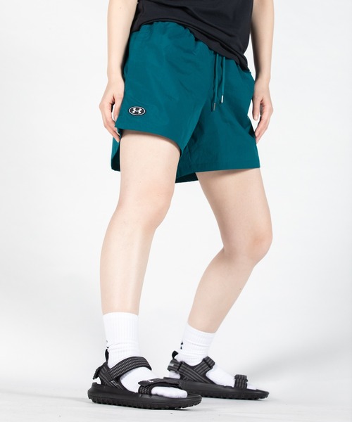 UNDER ARMOUR(アンダーアーマー)の「UAアイコン クリンクル ウーブン ボレーショーツ(トレーニング/メンズ)(その他パンツ・メンズ・ブルー系・XL/XXL/S/M/L)」の4枚目の写真