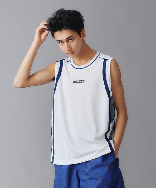 XLARGE（エクストララージ）の「BASKETBALL GAME JERSEY（タンクトップ・メンズ・ホワイト/ブラック・L/M/XL/S）」の6枚目の写真