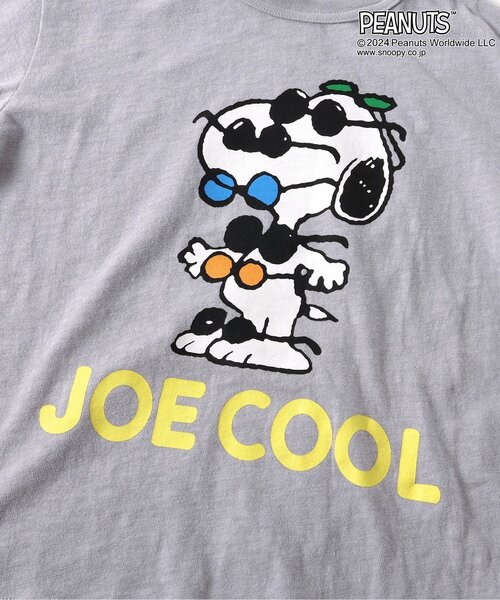 PEANUTS（ピーナッツ）の「PEANUTS【JOE COOL】バリエーションTシャツ（Tシャツ/カットソー・キッズ・ブラック/グレー/オフホワイト/チャコール・80/90/100/110/120/130）」の5枚目の写真