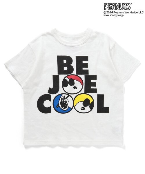 PEANUTS（ピーナッツ）の「PEANUTS【JOE COOL】バリエーションTシャツ（Tシャツ/カットソー・キッズ・ブラック/グレー/オフホワイト/チャコール・80/90/100/110/120/130）」の8枚目の写真