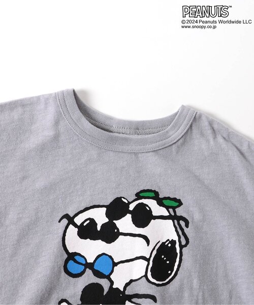 PEANUTS（ピーナッツ）の「PEANUTS【JOE COOL】バリエーションTシャツ（Tシャツ/カットソー・キッズ・ブラック/グレー/オフホワイト/チャコール・80/90/100/110/120/130）」の13枚目の写真