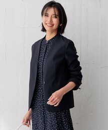 23区｜ニジュウサンク（レディース）のノーカラージャケット通販