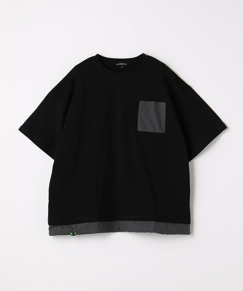 green label relaxing(グリーンレーベルリラクシング)の「TJ コンビポケット Tシャツ 140cm-160cm(Tシャツ/カットソー・キッズ・ライトブルー/ブラック/オフホワイト・140cm/150cm/160cm)」の2枚目の写真