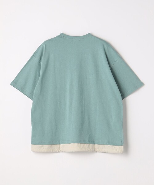 green label relaxing(グリーンレーベルリラクシング)の「TJ コンビポケット Tシャツ 140cm-160cm(Tシャツ/カットソー・キッズ・ライトブルー/ブラック/オフホワイト・140cm/150cm/160cm)」の5枚目の写真