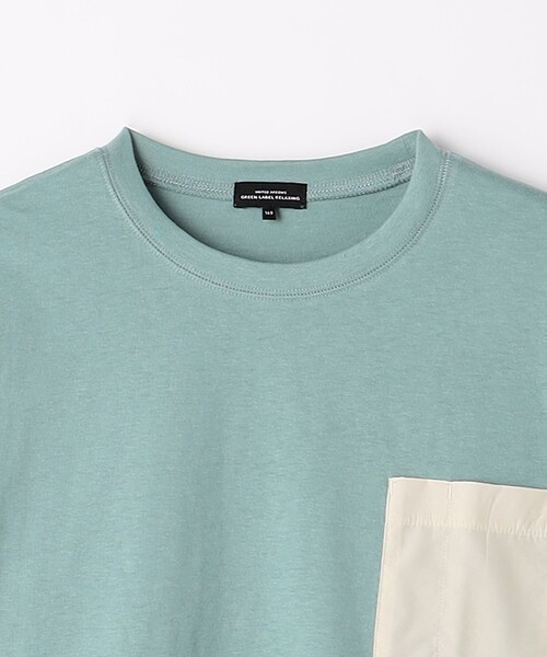 green label relaxing(グリーンレーベルリラクシング)の「TJ コンビポケット Tシャツ 140cm-160cm(Tシャツ/カットソー・キッズ・ライトブルー/ブラック/オフホワイト・140cm/150cm/160cm)」の6枚目の写真