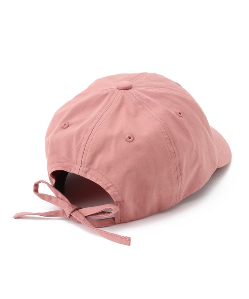 ROPE' PICNIC（ロペピクニック）の「リサイクルバックリボンキャップ/リンクコーデ（キャップ・レディース・ブラック/ピンク/キナリ/サックスブルー・FREE）」の8枚目の写真