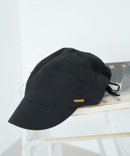 ROPE' PICNIC（ロペピクニック）の「リサイクルバックリボンキャップ/リンクコーデ（キャップ・レディース・ブラック/ピンク/キナリ/サックスブルー・FREE）」の20枚目の写真