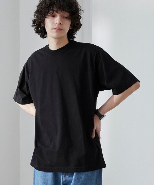 coen（コーエン）の「【WEB限定】【WELLTECT】ベーシックシンプルTシャツ（Tシャツ/カットソー・メンズ・ホワイト/ライトグレー/ネイビー/ダークグレー/ブラック/ベージュ/ロイヤルブルー・S/M/L/XL）」の3枚目の写真