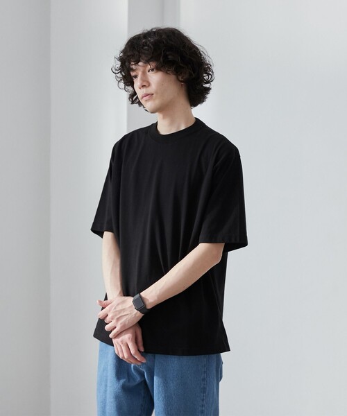 coen（コーエン）の「【WEB限定】【WELLTECT】ベーシックシンプルTシャツ（Tシャツ/カットソー・メンズ・ホワイト/ライトグレー/ネイビー/ダークグレー/ブラック/ベージュ/ロイヤルブルー・S/M/L/XL）」の12枚目の写真