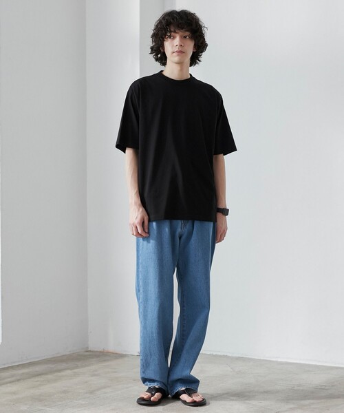 coen（コーエン）の「【WEB限定】【WELLTECT】ベーシックシンプルTシャツ（Tシャツ/カットソー・メンズ・ホワイト/ライトグレー/ネイビー/ダークグレー/ブラック/ベージュ/ロイヤルブルー・S/M/L/XL）」の13枚目の写真