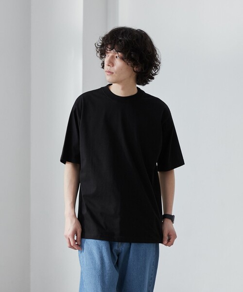 coen（コーエン）の「【WEB限定】【WELLTECT】ベーシックシンプルTシャツ（Tシャツ/カットソー・メンズ・ホワイト/ライトグレー/ネイビー/ダークグレー/ブラック/ベージュ/ロイヤルブルー・S/M/L/XL）」の14枚目の写真
