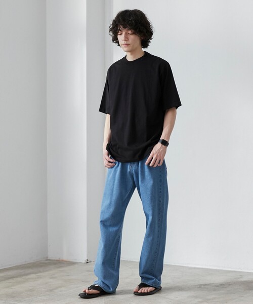 coen（コーエン）の「【WEB限定】【WELLTECT】ベーシックシンプルTシャツ（Tシャツ/カットソー・メンズ・ホワイト/ライトグレー/ネイビー/ダークグレー/ブラック/ベージュ/ロイヤルブルー・S/M/L/XL）」の15枚目の写真