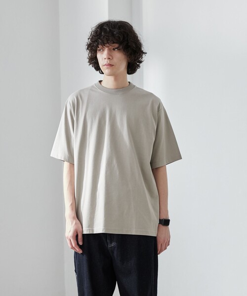 coen（コーエン）の「【WEB限定】【WELLTECT】ベーシックシンプルTシャツ（Tシャツ/カットソー・メンズ・ホワイト/ライトグレー/ネイビー/ダークグレー/ブラック/ベージュ/ロイヤルブルー・S/M/L/XL）」の16枚目の写真